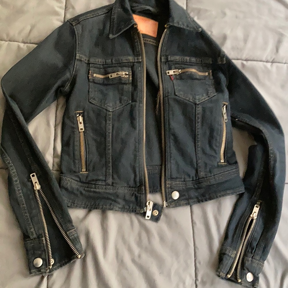 Small Levi Black Denim Jacket